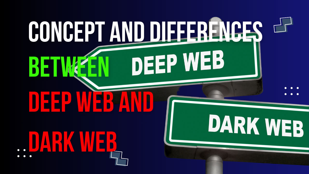 Read more about the article Concept and Differences Between Deep Web and Dark Web