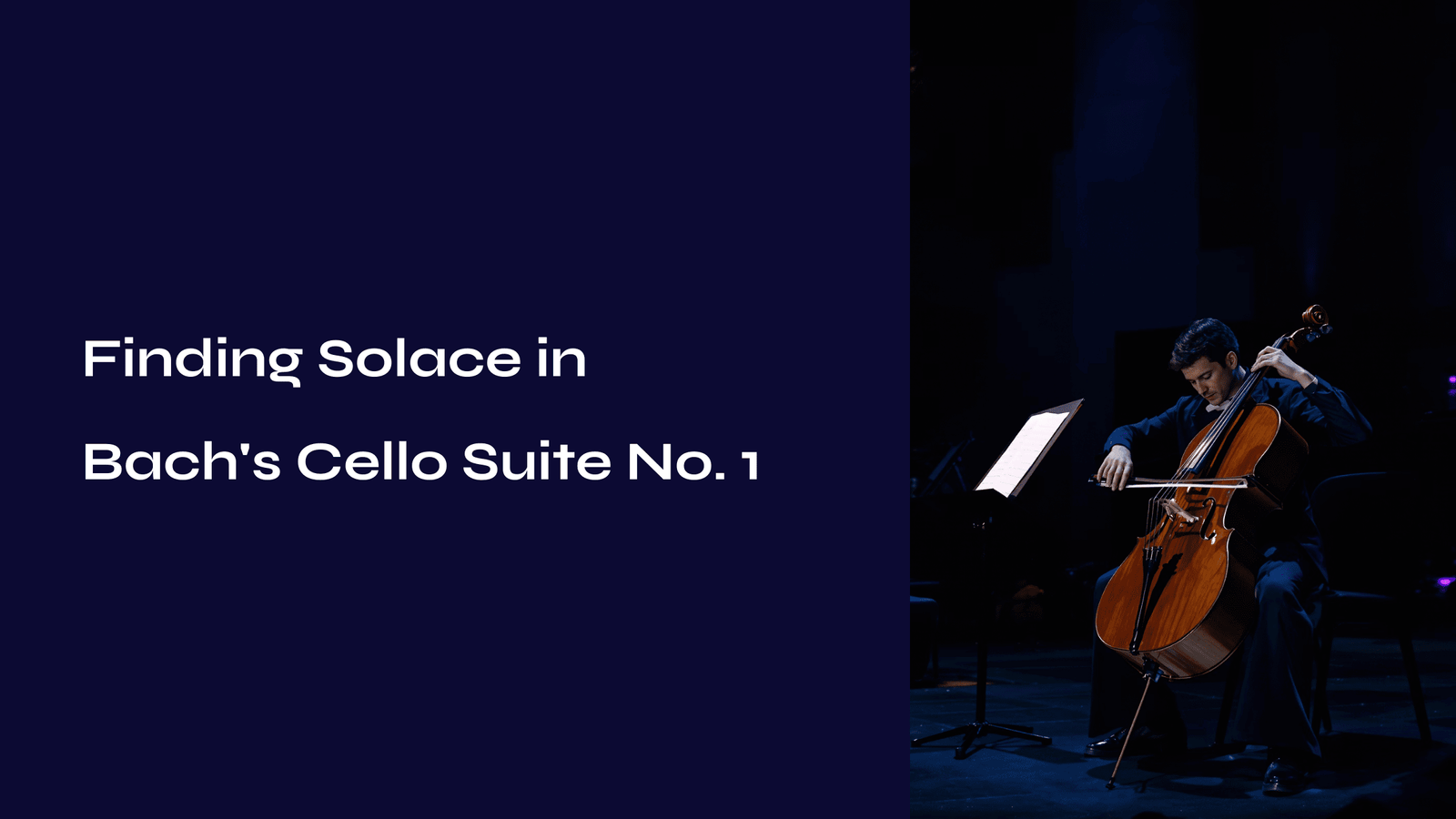 Read more about the article Finding Solace in Bach’s Cello Suite No. 1: A Journey Through Musical Perfection