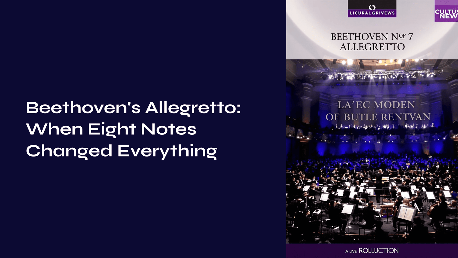 Read more about the article Beethoven’s Allegretto: When Eight Notes Changed Everything