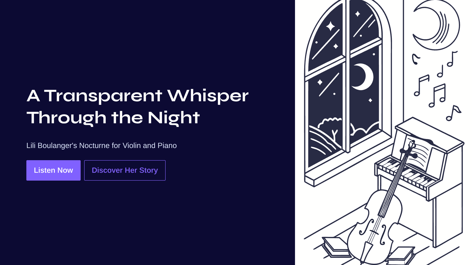 You are currently viewing A Transparent Whisper Through the Night – Lili Boulanger’s Nocturne