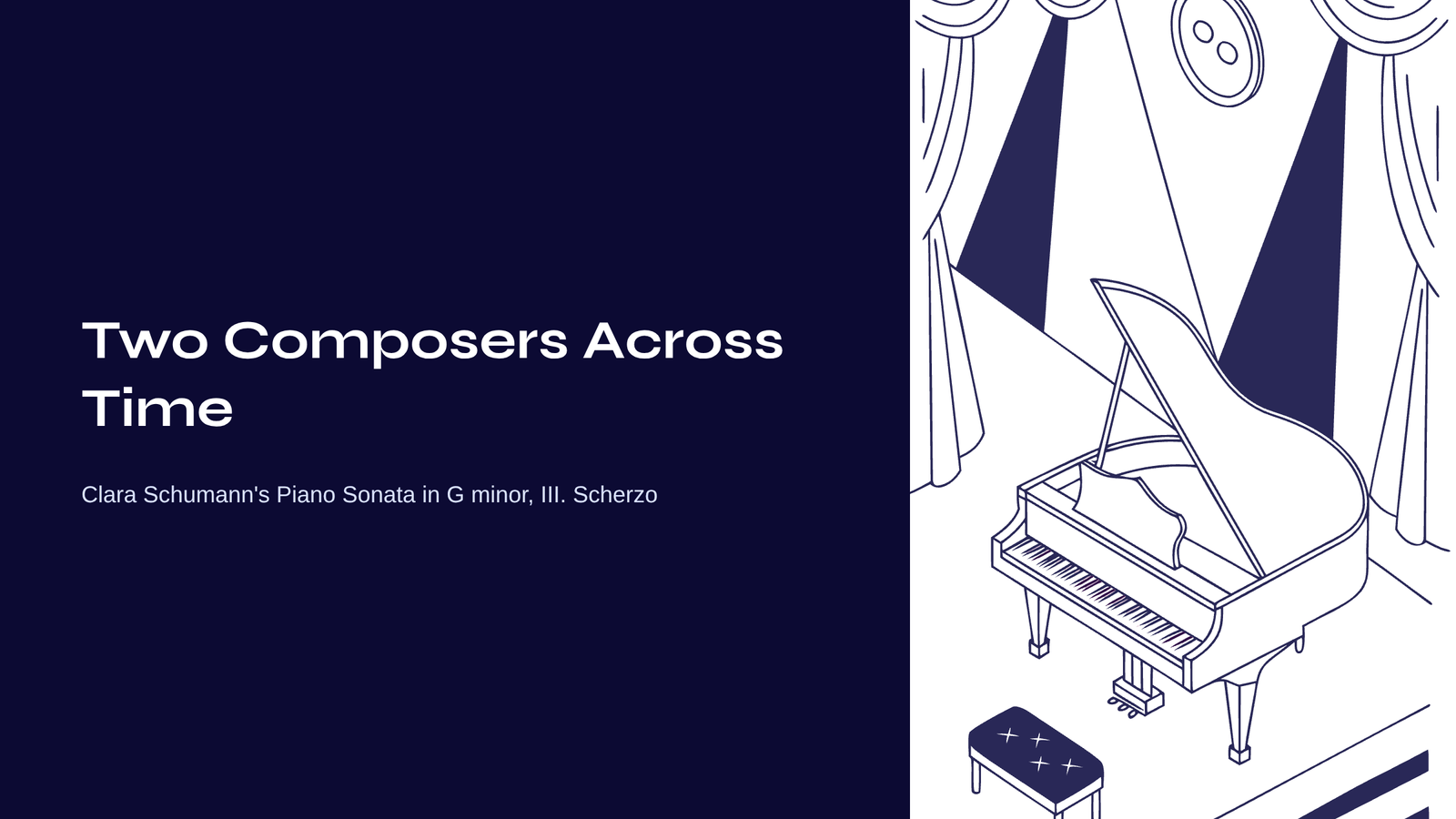 You are currently viewing Two Composers Across Time – Clara Schumann’s Piano Sonata in G minor, III. Scherzo