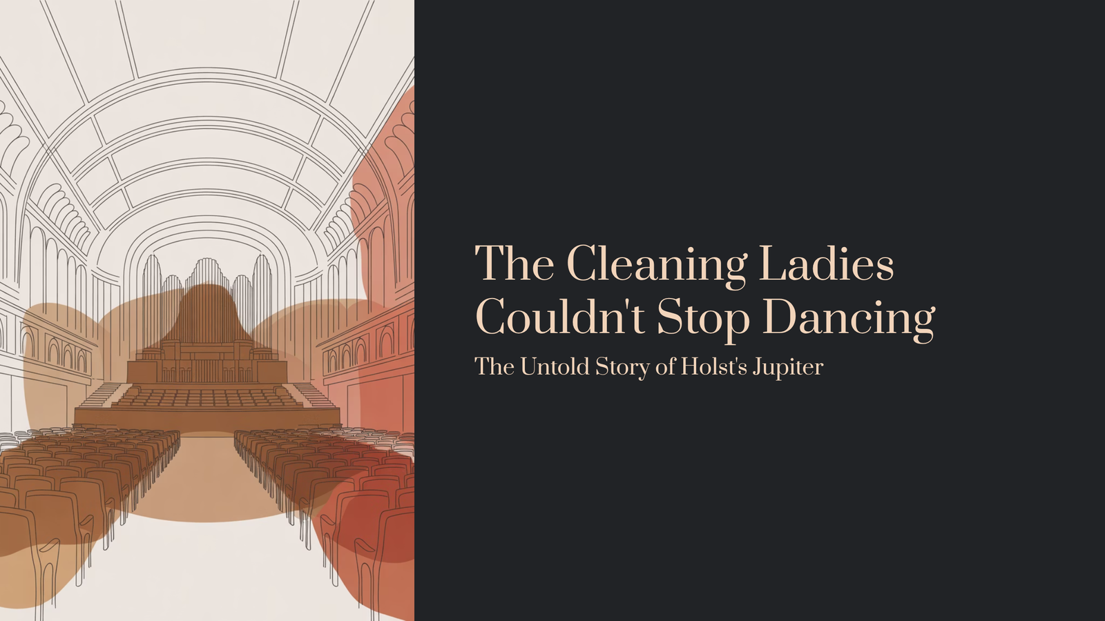You are currently viewing The Cleaning Ladies Couldn’t Stop Dancing: The Untold Story of This Orchestral Celebration | Holst – Jupiter, the Bringer of Jollity