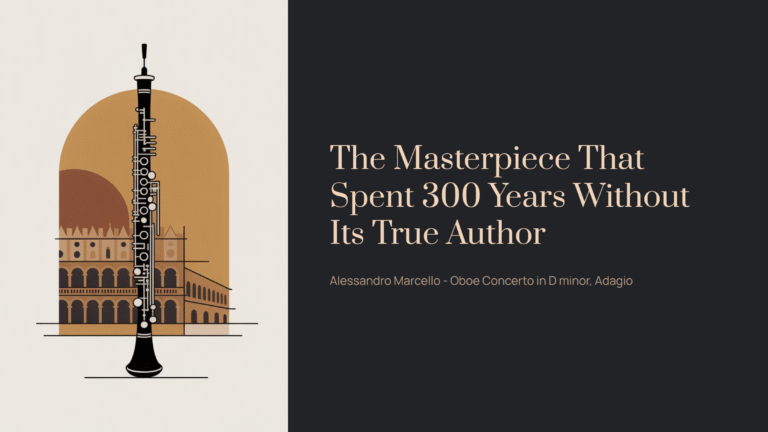 The Masterpiece That Spent 300 Years Without Its True Author | Alessandro Marcello – Oboe Concerto in D minor, Adagio