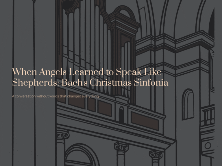 When Angels Learned to Speak Like Shepherds: Bach’s Christmas Sinfonia