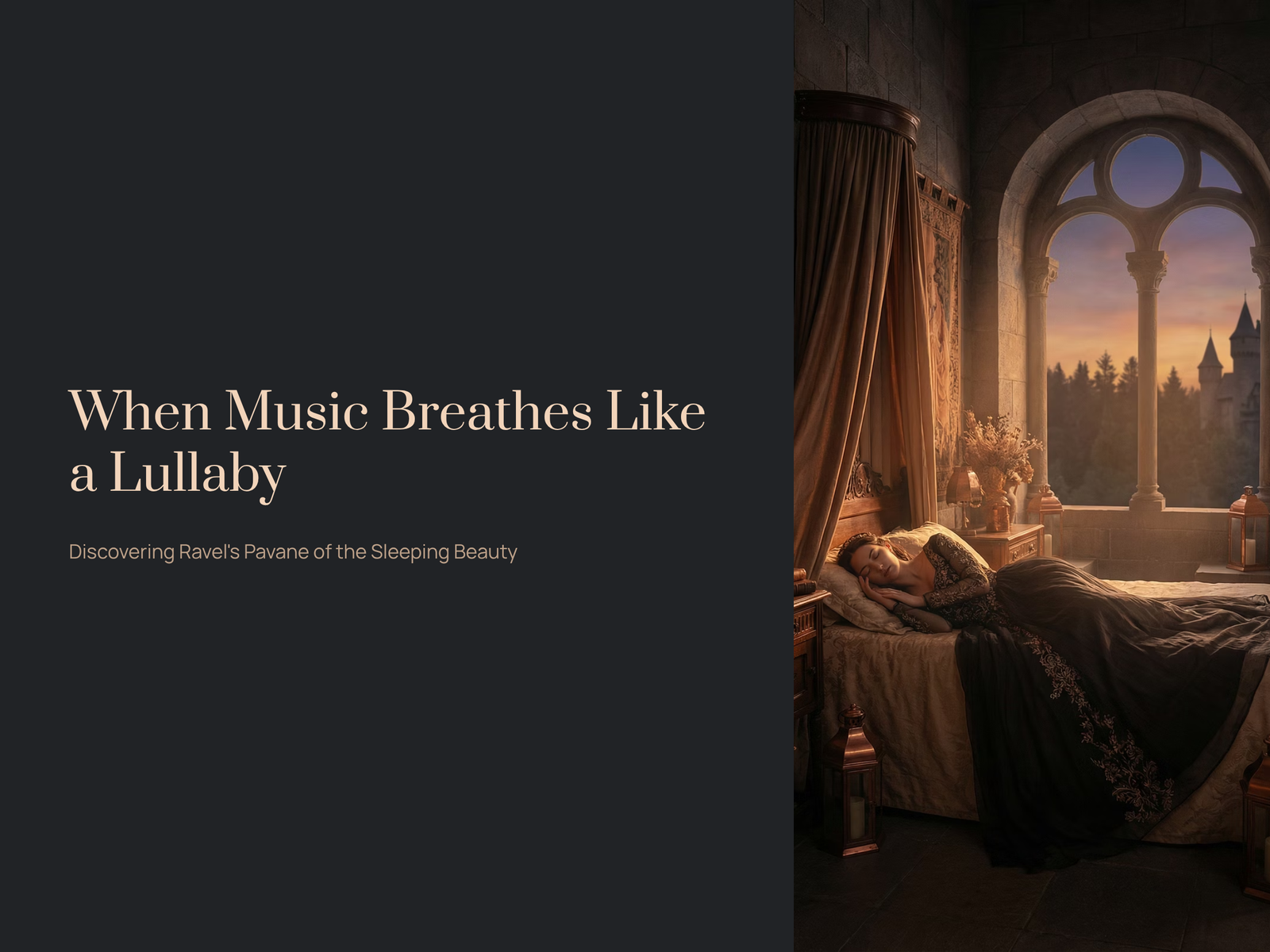 Read more about the article Ravel’s Pavane of the Sleeping Beauty: When Music Breathes Like a Lullaby