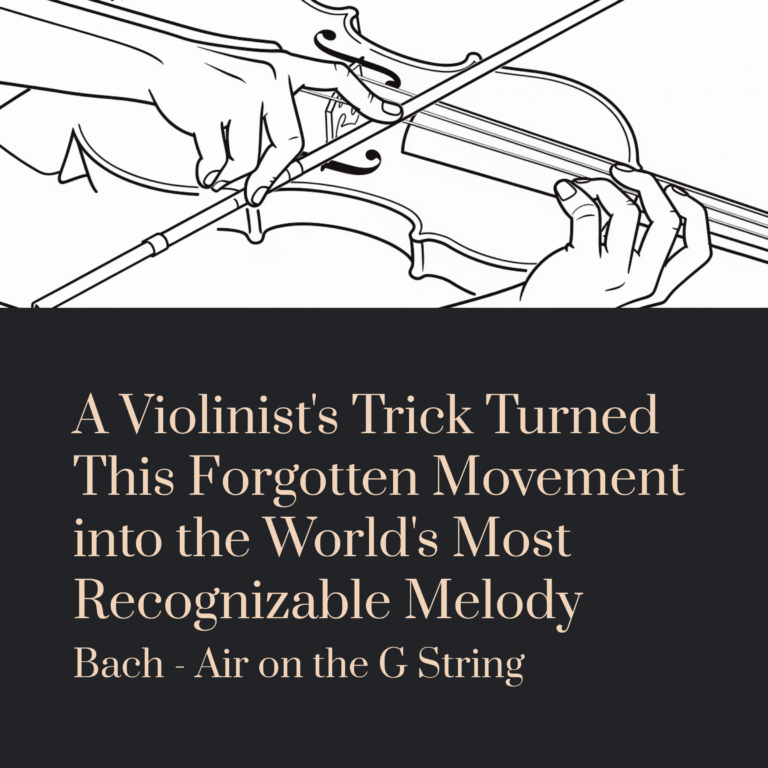 A Violinist’s Trick Turned This Forgotten Movement into the World’s Most Recognizable Melody | Bach – Air on the G String