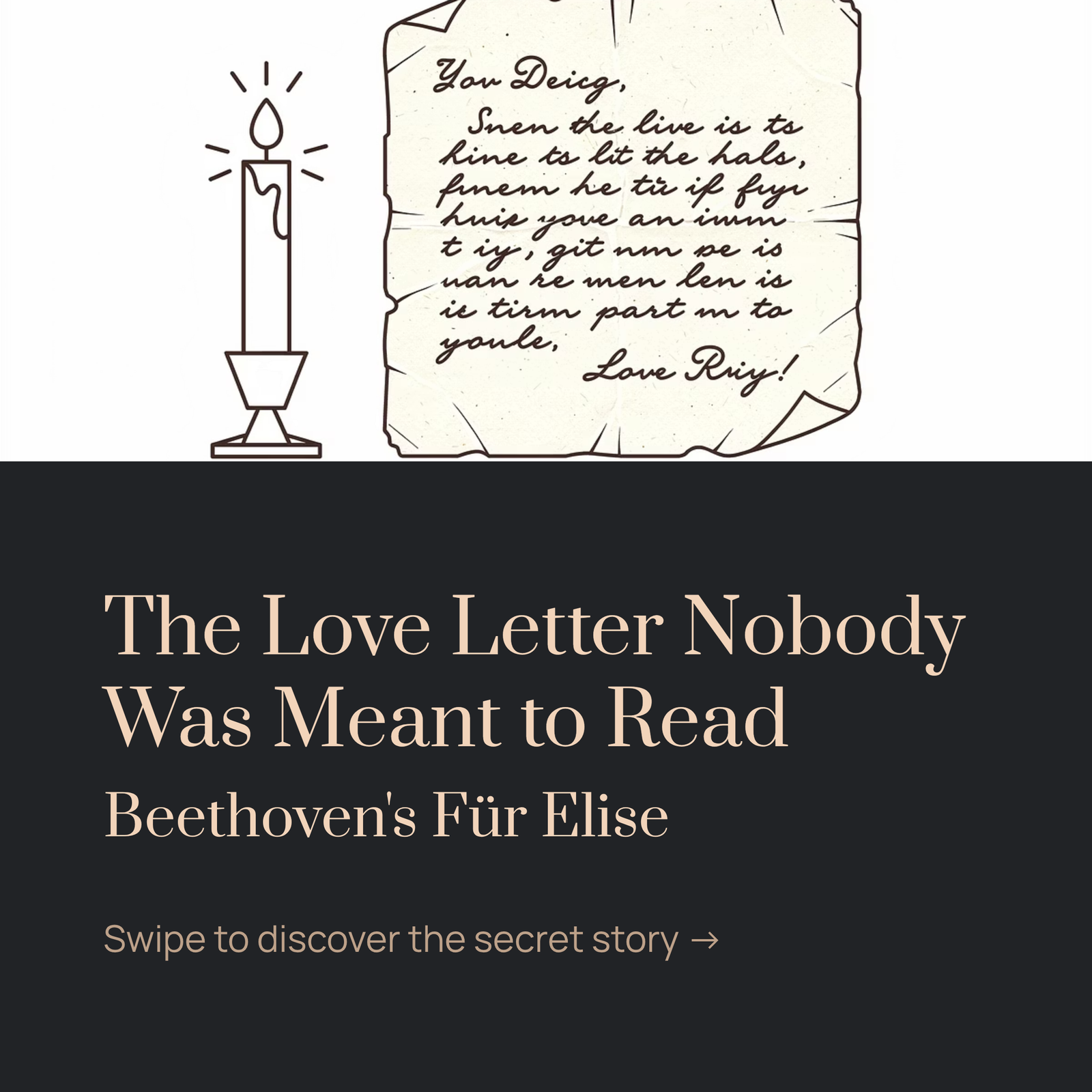 Read more about the article The Love Letter Nobody Was Meant to Read | Beethoven – Für Elise
