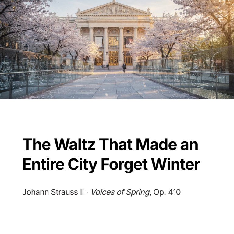 The Waltz That Made an Entire City Forget Winter | Johann Strauss II – Voices of Spring Waltz, Op. 410