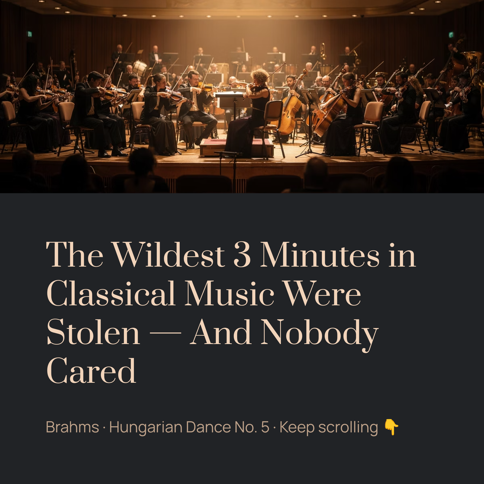 You are currently viewing The Wildest Three Minutes in Classical Music Were Stolen — And Nobody Cared | Brahms – Hungarian Dance No. 5