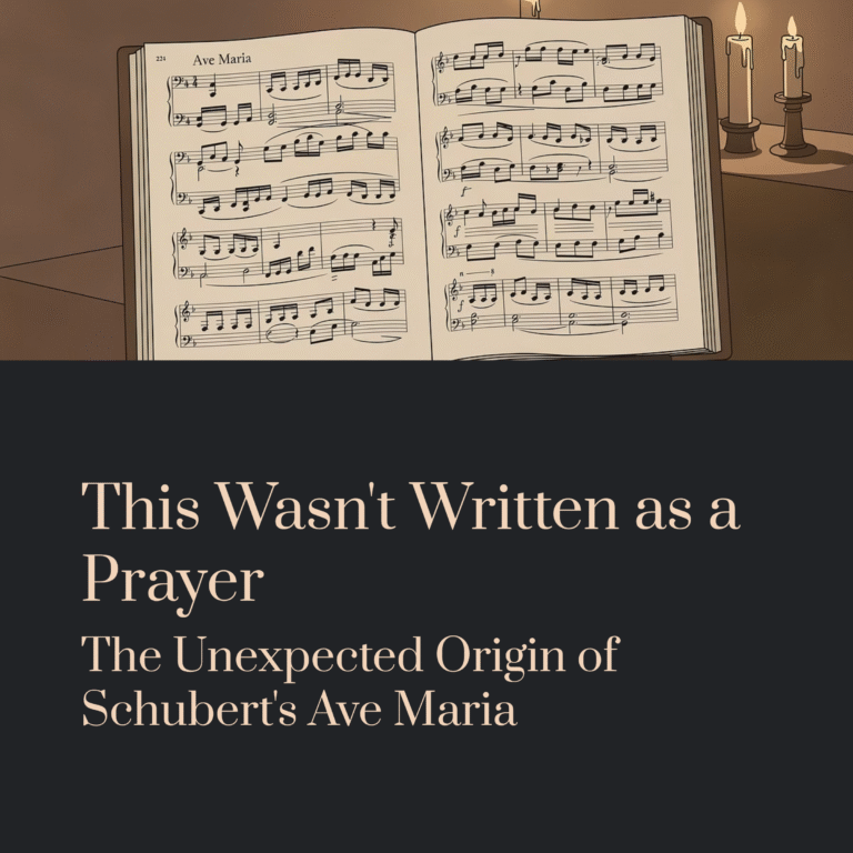 This Wasn’t Written as a Prayer — The Unexpected Origin of Schubert’s Ave Maria | Schubert – Ave Maria, D.839