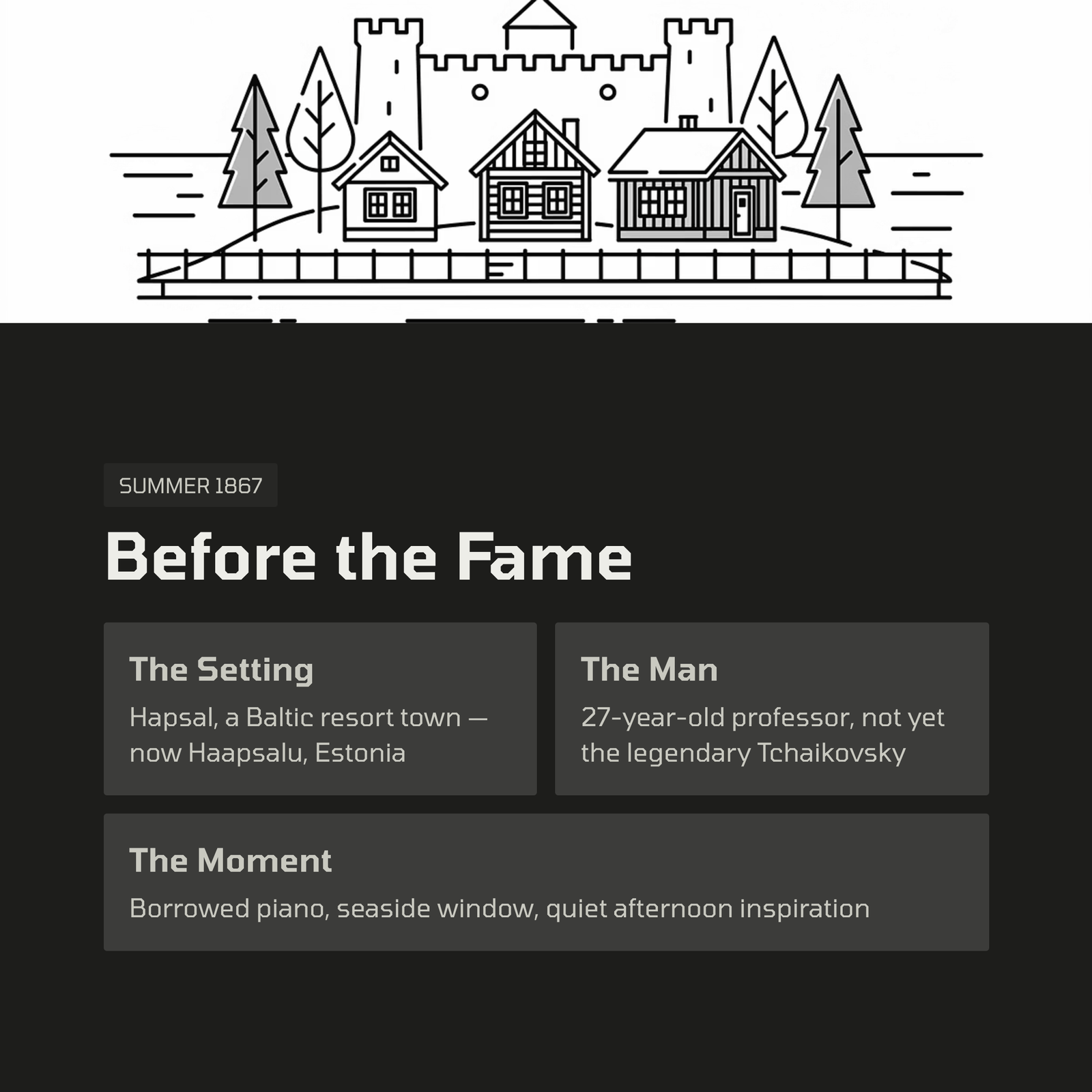 You are currently viewing A 27-Year-Old’s Summer Diary That Became Tchaikovsky’s Most Intimate Confession | Tchaikovsky – Song without Words, Op. 2 No. 3