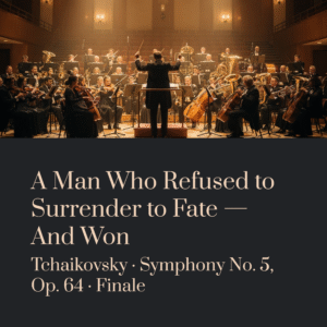 Read more about the article A Man Who Refused to Surrender to Fate — And Won | Tchaikovsky – Symphony No. 5, Op. 64, Finale