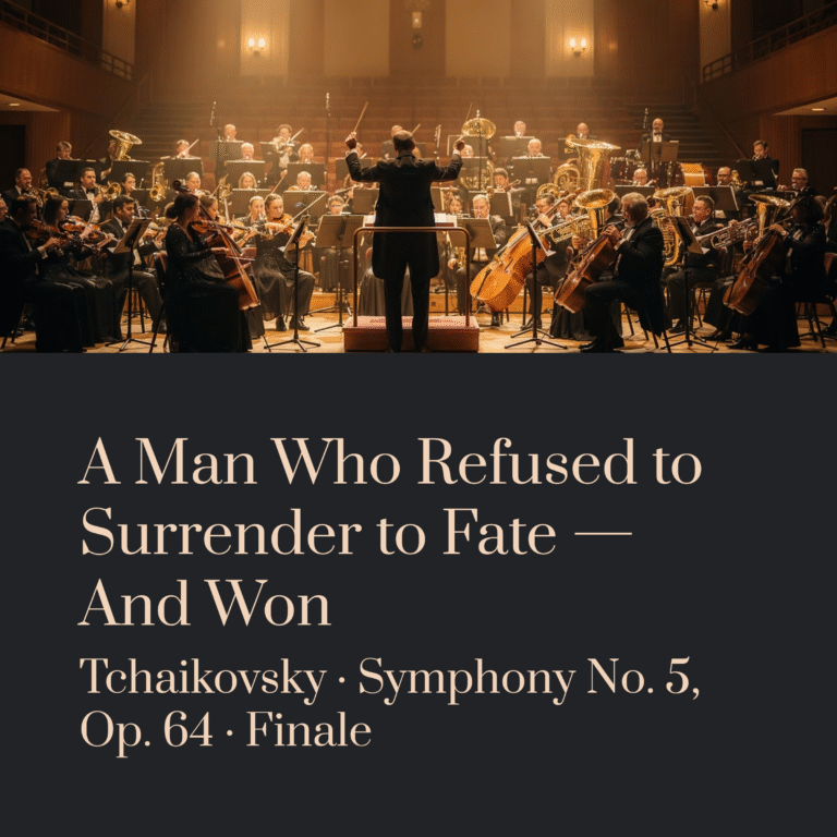 A Man Who Refused to Surrender to Fate — And Won | Tchaikovsky – Symphony No. 5, Op. 64, Finale