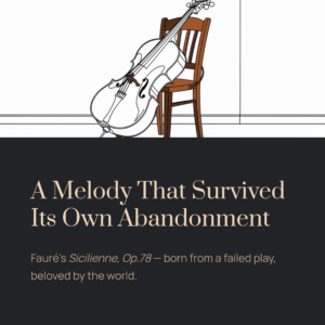 Read more about the article A Gentle Melody Written for a Play That Never Opened | Fauré – Sicilienne, Op.78