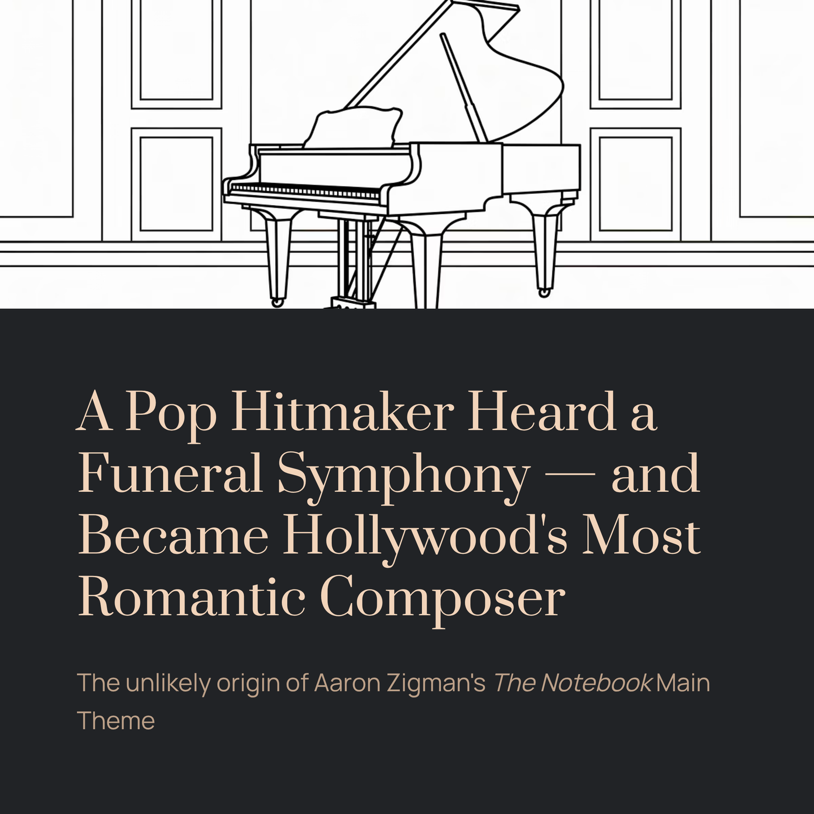 Read more about the article A Pop Hitmaker Heard a Funeral Symphony and Became Hollywood’s Most Romantic Composer | Aaron Zigman – The Notebook Main Theme
