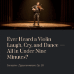 Ever Heard a Violin Laugh, Cry, and Dance All in Under Nine Minutes? | Sarasate – Zigeunerweisen, Op.20