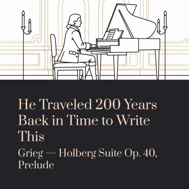 He Traveled 200 Years Back in Time to Write This | Grieg – Holberg Suite Op. 40, Prelude