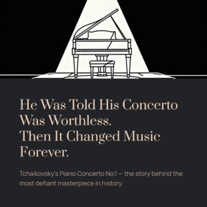 Read more about the article The 24-Year-Old Who Was Told His Concerto Was Worthless — Then Changed Music Forever | Tchaikovsky – Piano Concerto No.1