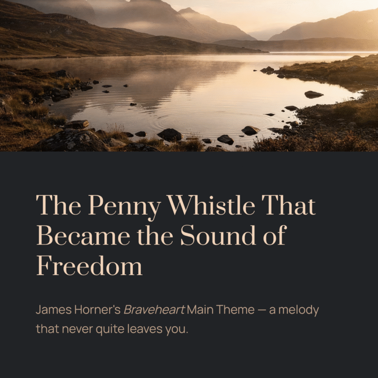 The Hollywood Outsider Who Turned a Penny Whistle into the Sound of Freedom | James Horner – Braveheart Main Theme