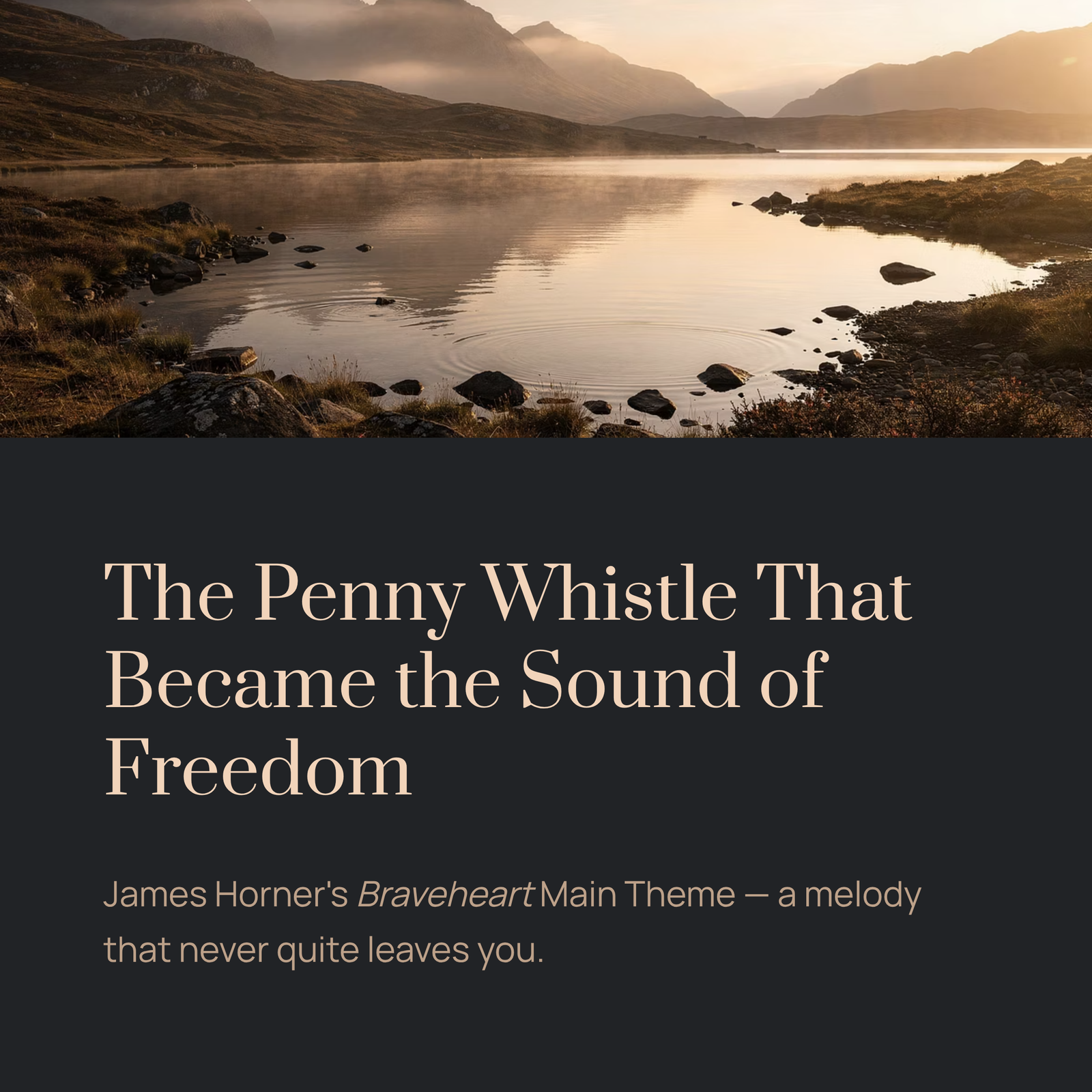 You are currently viewing The Hollywood Outsider Who Turned a Penny Whistle into the Sound of Freedom | James Horner – Braveheart Main Theme