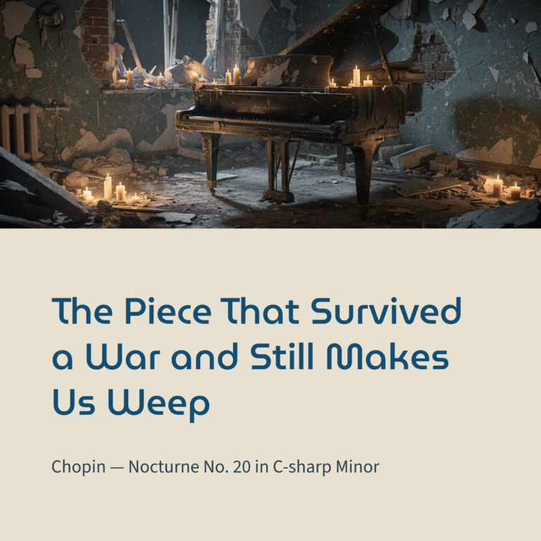The Piece That Survived a War and Still Makes Us Weep | Chopin – Nocturne No. 20 in C-sharp Minor