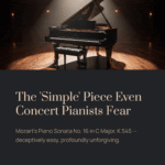 The Most ‘Simple’ Piece That Even Concert Pianists Fear | Mozart – Piano Sonata No.16 in C Major, K.545