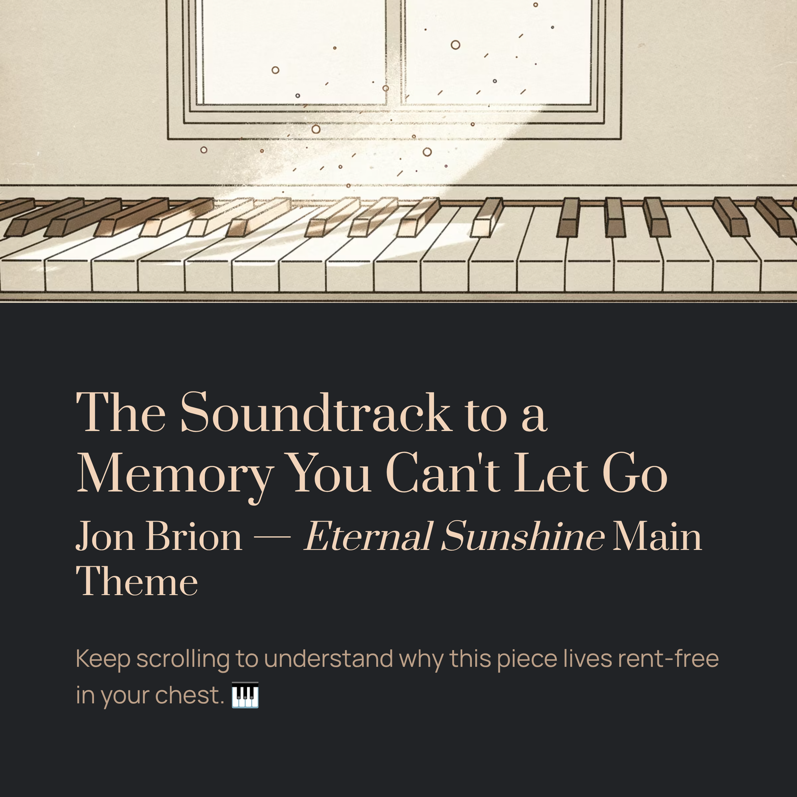 You are currently viewing The Soundtrack to a Memory You Can’t Let Go | Jon Brion – Eternal Sunshine Main Theme