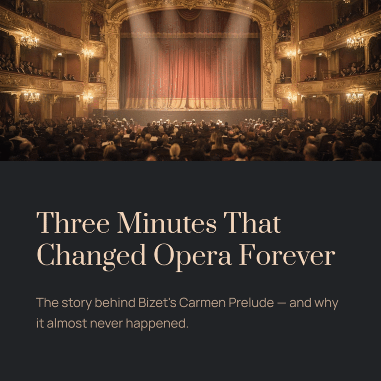 Three Minutes That Changed Opera Forever — and They Almost Never Happened | Bizet – Carmen Prelude