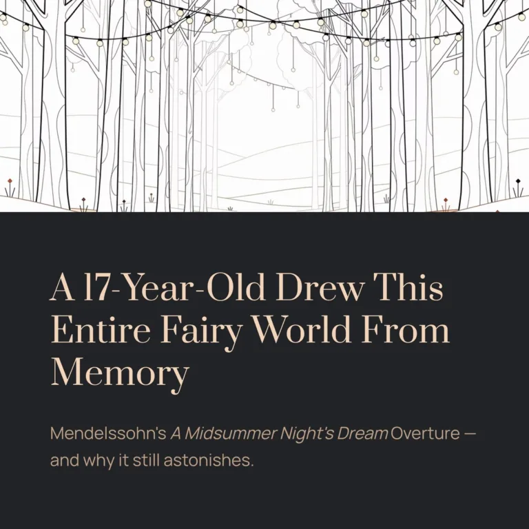 A 17-Year-Old Drew This Entire Fairy World From Memory | Mendelssohn – A Midsummer Night’s Dream Overture