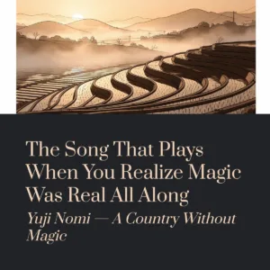 Read more about the article The Song That Plays When You Realize Magic Was Real All Along | Yuji Nomi – A Country Without Magic
