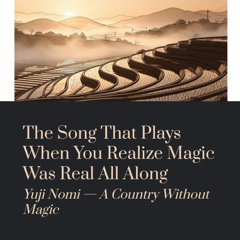 The Song That Plays When You Realize Magic Was Real All Along | Yuji Nomi – A Country Without Magic