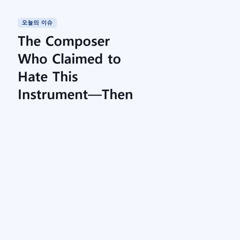 The Composer Who Claimed to Hate This Instrument—Then Wrote Something This Radiant | Mozart – Flute Concerto No. 1, K. 313, 1st mov. Allegro maestoso