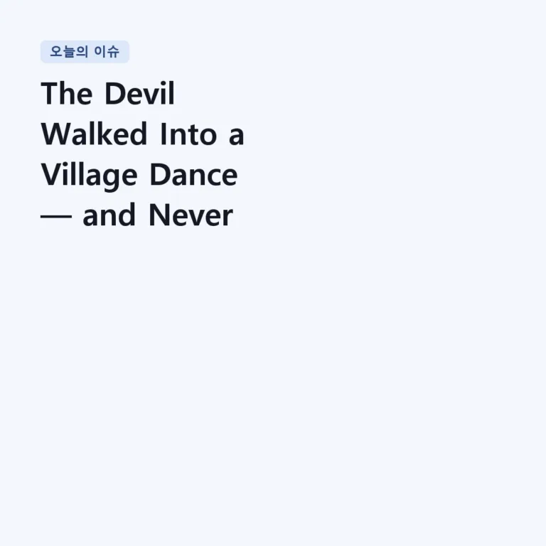 The Devil Walked Into a Village Dance — and Never Left the Piano | Liszt – Mephisto Waltz No. 1