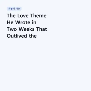 Read more about the article The Love Theme He Wrote in Two Weeks That Outlived the Film | John Barry – Somewhere in Time (Main Theme)