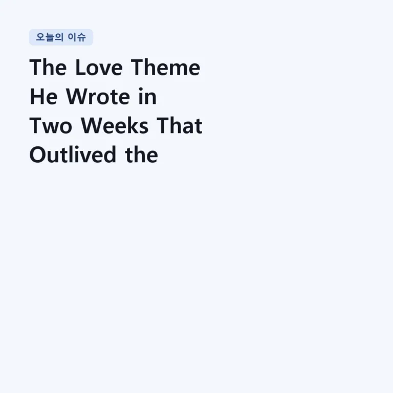 The Love Theme He Wrote in Two Weeks That Outlived the Film | John Barry – Somewhere in Time (Main Theme)