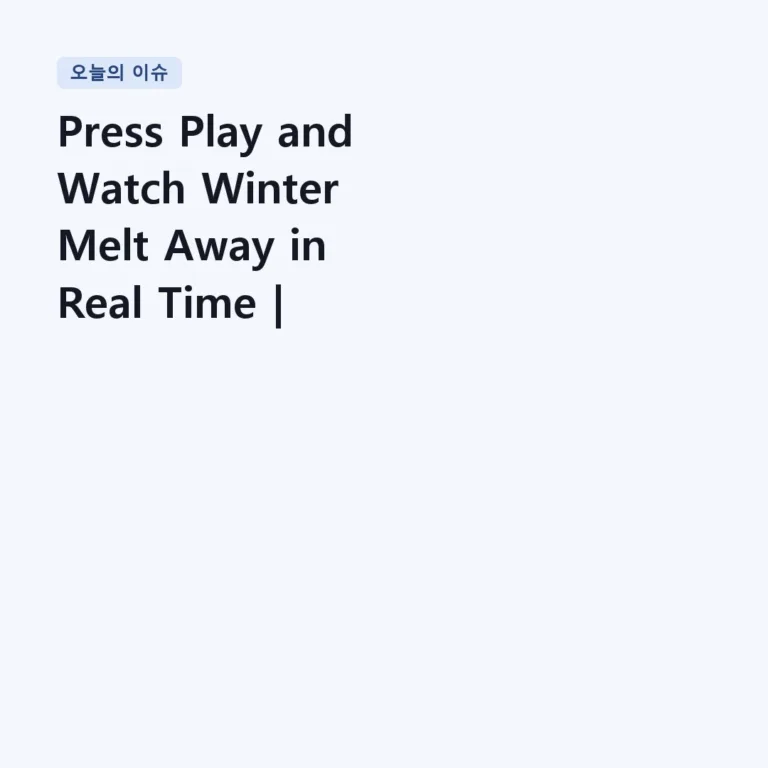 Press Play and Watch Winter Melt Away in Real Time | Beethoven – Violin Sonata No. 5 ‘Spring’, Op. 24, 1st mov. Allegro