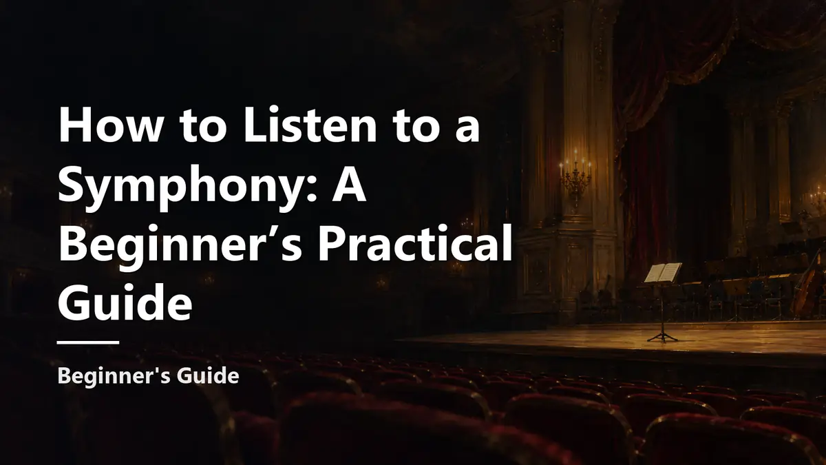 You are currently viewing How to Listen to a Symphony: A Beginner’s Practical Guide