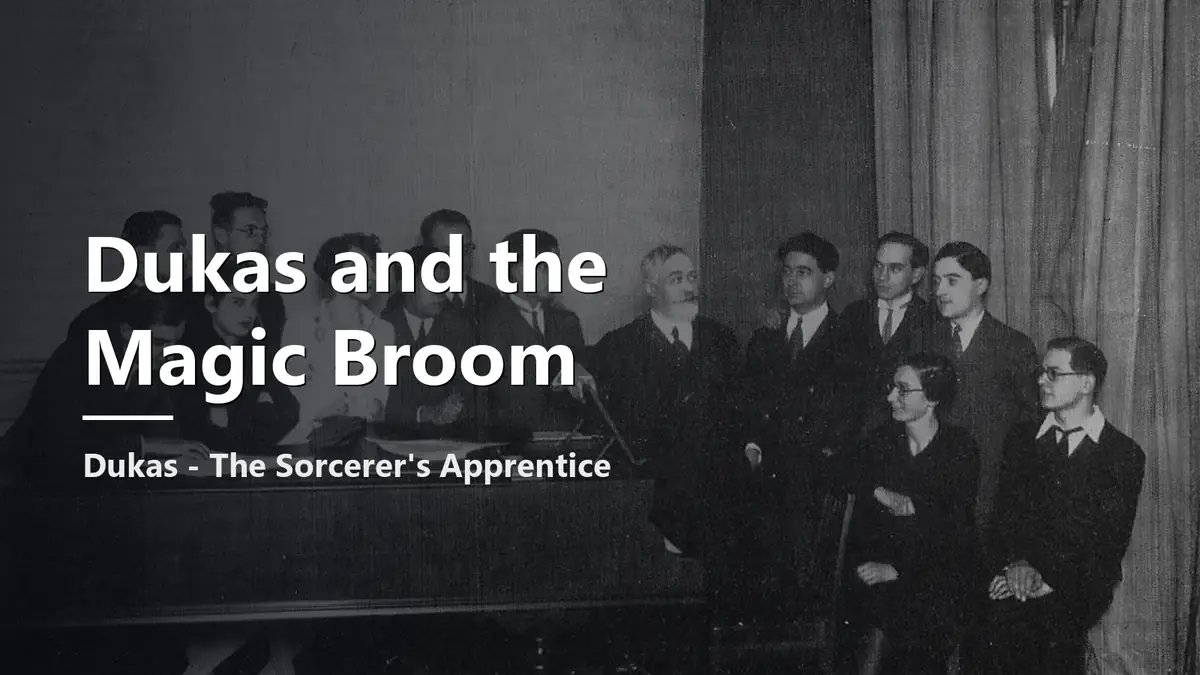 Read more about the article Dukas and the Magic Broom | Dukas – The Sorcerer’s Apprentice